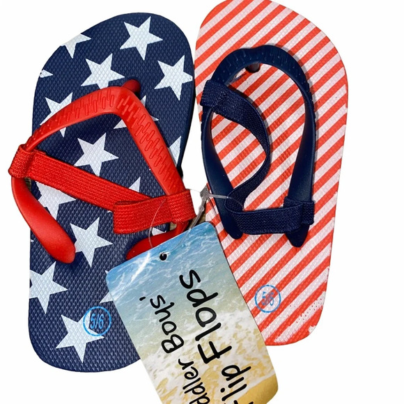 Kids flip flops size 5/6 new with tags - Picture 1 of 2